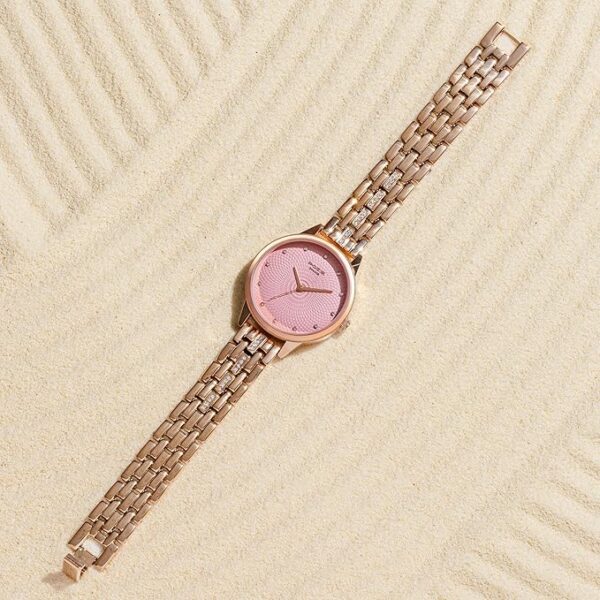 Sonata Poze Analog Quartz Pink Dial Watch for Women - Image 3