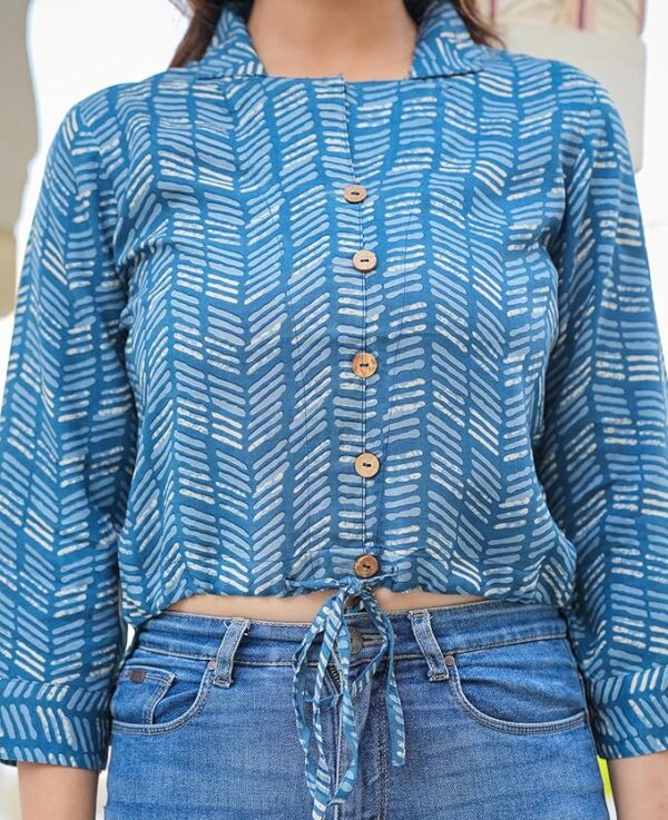 Yash Gallery Women's Regular Fit Shirt - Image 5