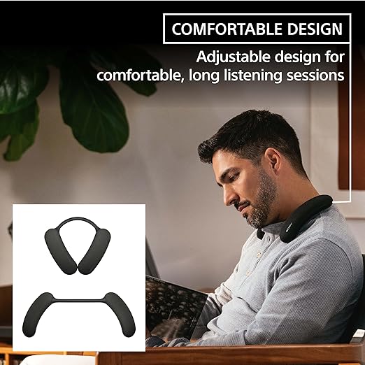 Sony BRAVIA Theater U Wireless Wearable TV Speaker with Dolby Atmos & Bluetooth, Personalized Home Theater Audio, Gaming Compatibility, Built-in mic, 12 Hrs Battery Life, IPX4 Splash-Resistant(HT-AN7) - Image 4