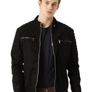 Leather Retail Men's Suede Faux Leather Jacket