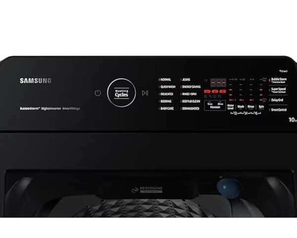 Samsung 10.0 5 star Fully Automatic Top Load Washing Machine (WA10BG4546BVTL,Black Caviar) - Image 6