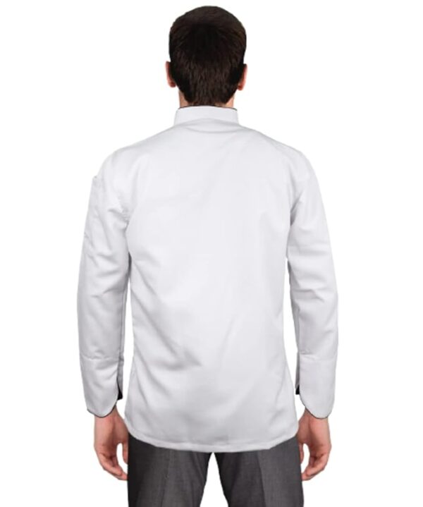 BAKERS PARDISE Unisex Chef Jacket Chef Coat Restaurant Kitchen Chef Uniform double Breasted Full Sleeves French Cuff Polycotton - Image 6