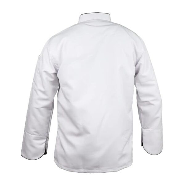 BAKERS PARDISE Unisex Chef Jacket Chef Coat Restaurant Kitchen Chef Uniform double Breasted Full Sleeves French Cuff Polycotton - Image 4