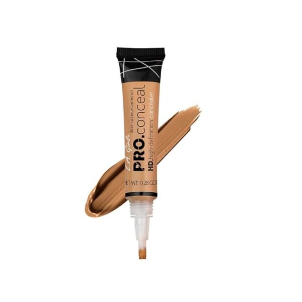 L.A Girl Hd Pro Natural Full Coverage Concealer, Matte & Poreless Ultra Blendable Liquid Concealer For Crack Free Face Makeup- Fawn, Longwearing, 8G Vegan & Cruelty-Free