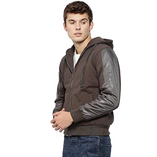 Campus Sutra Men Cotton Blend Full Sleeve Solid Standard Length Jacket - Image 4