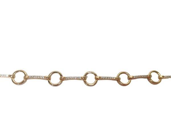 DHYAAN's Festive 1 Gram Gold Plated Adjustable Cz American Diamond Bracelet for Women and Girls - Image 6