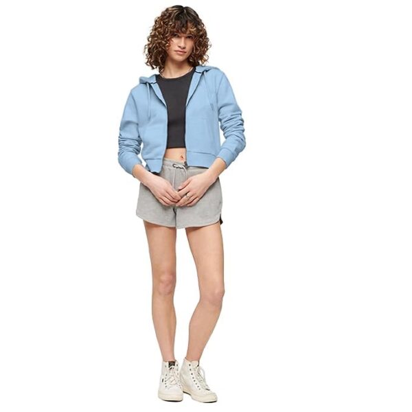 FUNKY MONKEY Soft Fleece Crop Zipper Hoodie for Girls and Womens Sweatshirt - Image 5