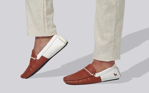 Neeman's Color Block Loafers for Men | Comfortable, Lightweight PU Faux Leather Upper & Flexible EVA Sole - Image 5
