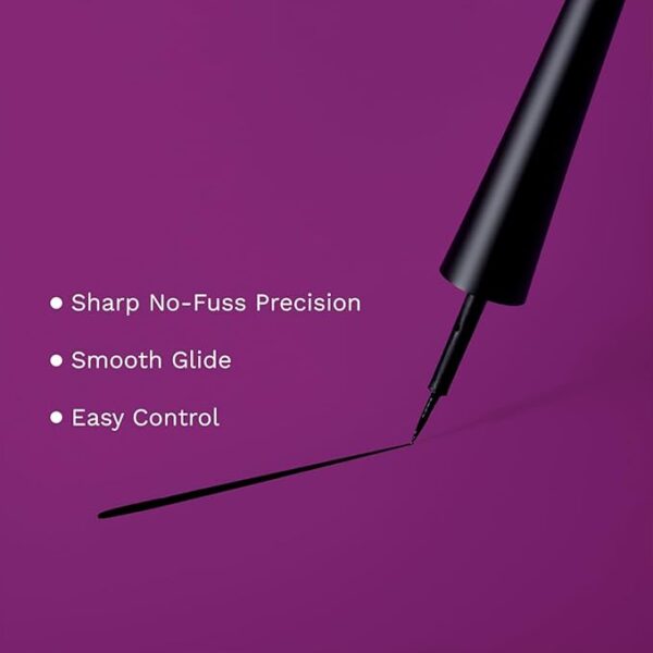 Pilgrim Black Scandal Eyeliner Pencil Intense Matte Finish Smudge Proof Pencil Enriched With Argan Oil | 3.50Ml - Image 2