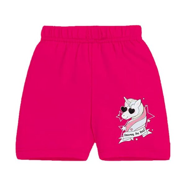 Kuchipoo Girls Regular Fit Cotton Shorts - Pack of 8 - Image 5