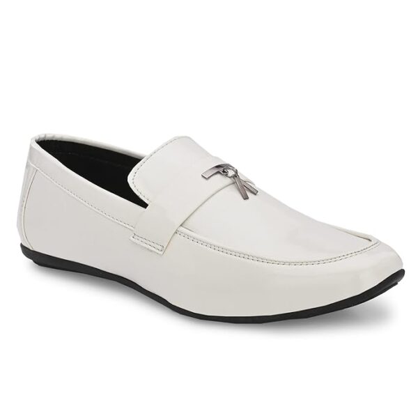 Men's Buckle White Nagras - Image 6