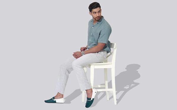 Neeman's Color Block Loafers for Men | Comfortable, Lightweight PU Faux Leather Upper & Flexible EVA Sole - Image 4