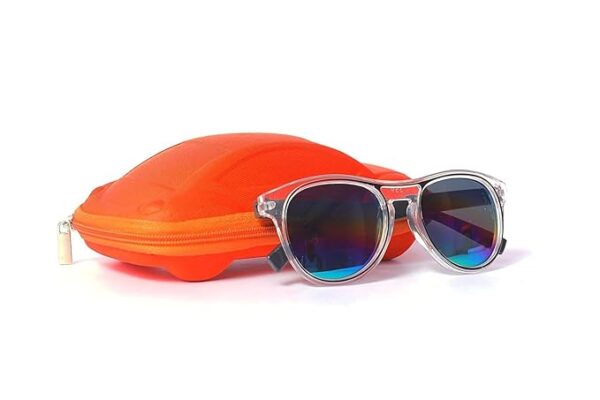 UV Rays Protective Full Frame Sunglasses For Kids With Case (Pack of 1)