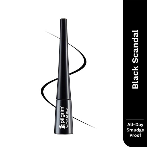 Pilgrim Black Scandal Eyeliner Pencil Intense Matte Finish Smudge Proof Pencil Enriched With Argan Oil | 3.50Ml - Image 5