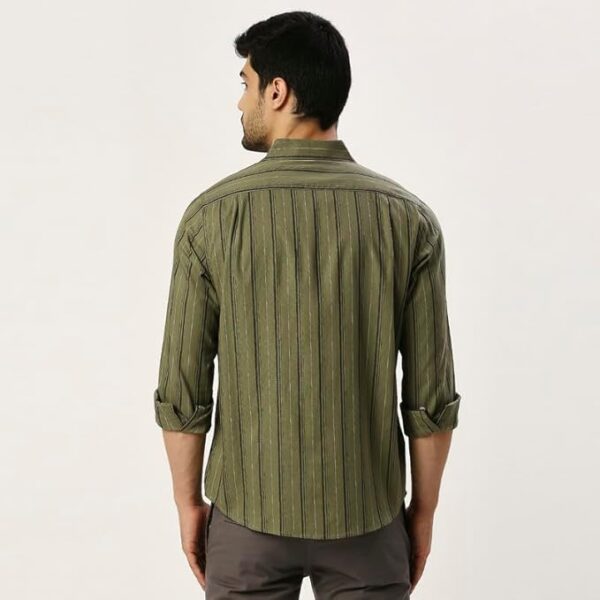 MARK & ALBERT Men's Cotton Slim Fit Shirt - Image 4