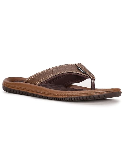Bata Men's PU Synthetic Casual Slippers
