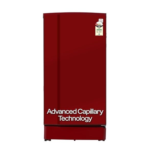 Godrej 183 L 1 Star Advanced Capillary Technology Direct Cool Single Door Refrigerator (2025 Model, RD EDGE 190A TRF ST WN, Steel Wine)