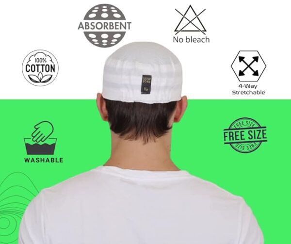 NEON ROCK Premium Stylish Comfortable and Light Weight Caps for All Sports and Outdoor Activities, Easy to Carry Caps with Natural Cotton Fabric - Image 5