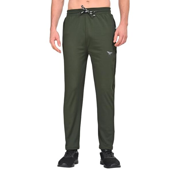 HALFSPACE Men's Polyester Lycra Track Pant | Casual Stretchable Track Pant | Slim Fit Gym Sports Lower for Men | Solid Activewear Trouser Pant (Combo) - Image 5