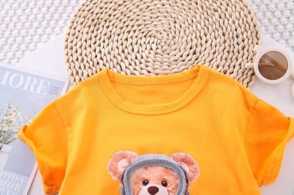 Googo Gaaga Boy's Cotton T-Shirt With Shorts - Image 4