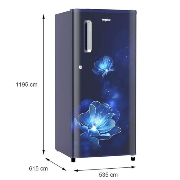 Whirlpool 184 L 3 Star Direct-Cool Single Door Refrigerator (205 WDE PRM 3S SAPPHIRE RADIANCE-Z, 2023 Model) - Image 3