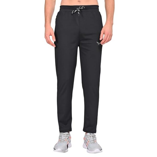 HALFSPACE Men's Polyester Lycra Track Pant | Casual Stretchable Track Pant | Slim Fit Gym Sports Lower for Men | Solid Activewear Trouser Pant (Combo) - Image 7