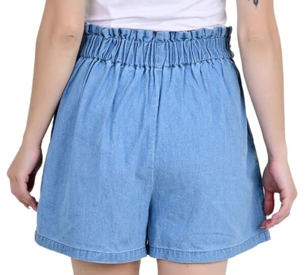 Tara Lifestyle Girls Denim Shorts, High Waist Shorts - Image 3