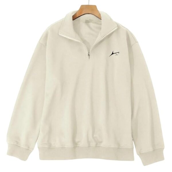 PROSHARX Quarter Zip Style Sweatshirt | Soft & Warm Fleece Sweatshirt Hoodie with Zip - Image 3