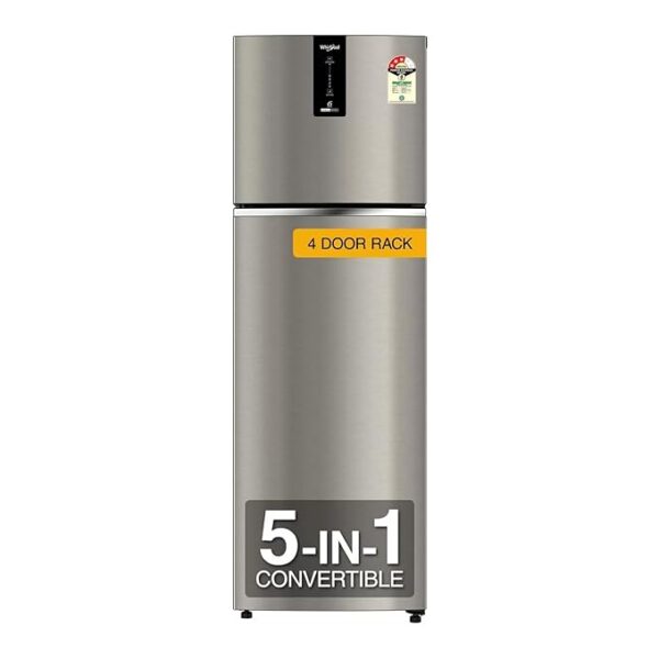 Whirlpool 308 L 3 Star Convertible Frost Free inverter Double Door Refrigerator (IF INV 355 TITAN STEEL(3S) CONV-TL)