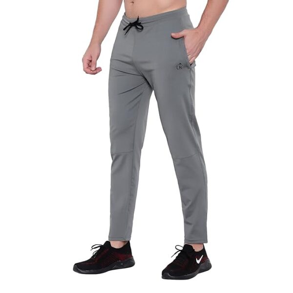 BLUE STAR SHARK Men's Slim Fit Track Pants – Joggers for Running, Gym, Sports, and Casual Wear | Multipurpose Activewear Lower for Men & Boys | Stylish Summer Trousers & Night Pants - Image 5