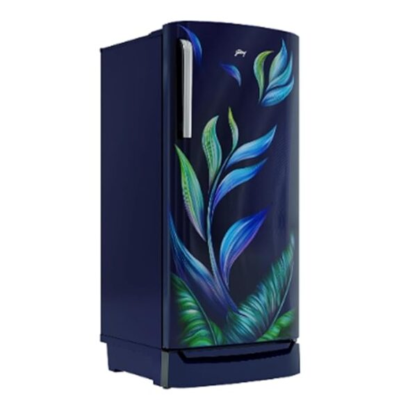 Godrej 180 L 3 Star Direct Cool Advanced Capillary Technology With Jumbo Vegetable Tray Single Door Refrigerator (RD EMARVEL 207C TDF FU BL, Fusion Blue) - Image 2