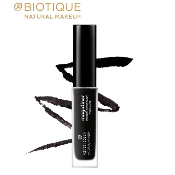 Biotique Natural Makeup Magicliner, Midnight Black, 9ml - Image 4