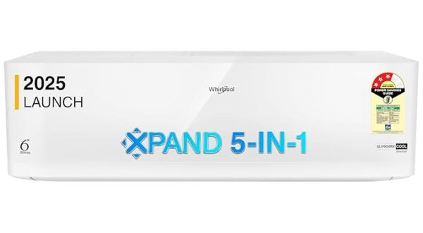 Whirlpool 2.0 Ton 3 Star, Supremecool Inverter Split AC (SUPREMECOOL 20T 3S INV EXP S5N3PB0, Copper, Convertible 4-in-1 Cooling Mode, HD Filter White) - Image 2