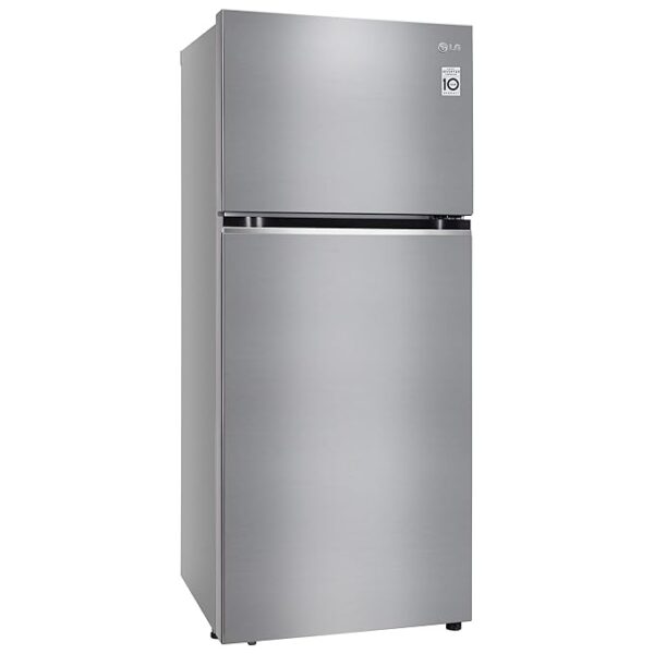 LG 308 L 2 Star Frost-Free Smart Inverter Double Door Refrigerator (GL-S412SDSY, Dazzle Steel, Convertible, 2022 Model) - Image 3