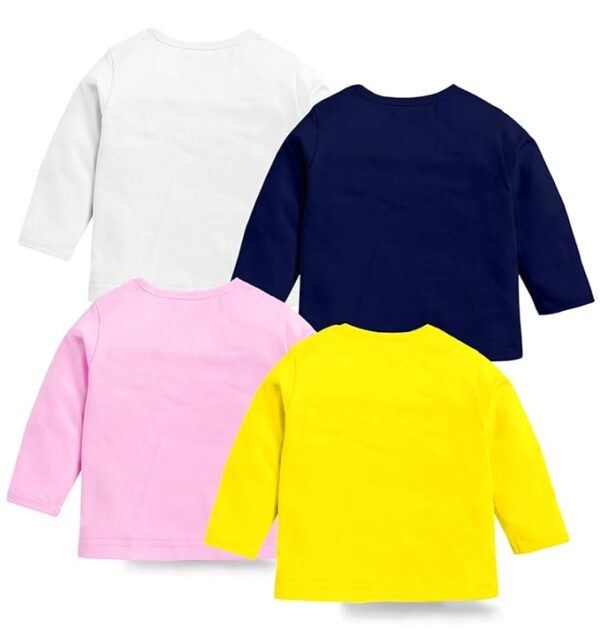 Kuchipoo Girls Full Sleeves Regular Fit Cotton T-Shirt - Image 2