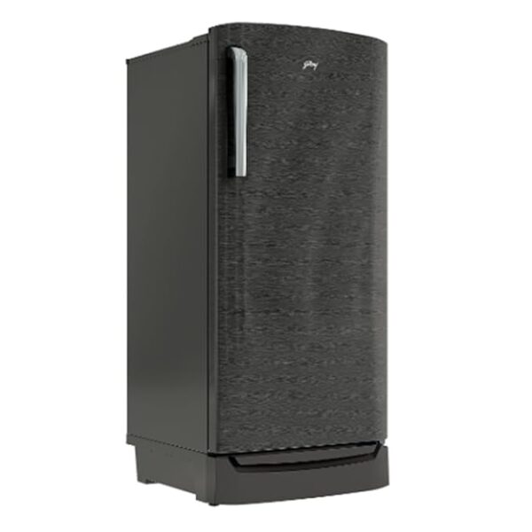 Godrej 180 L 2 Star Direct Cool Turbo Cooling Technology With Upto 24 Days farm Freshness Single Door Refrigerator With Base Drawer (RD EMARVEL 207B TDF FS ST, Fossil Steel) - Image 2