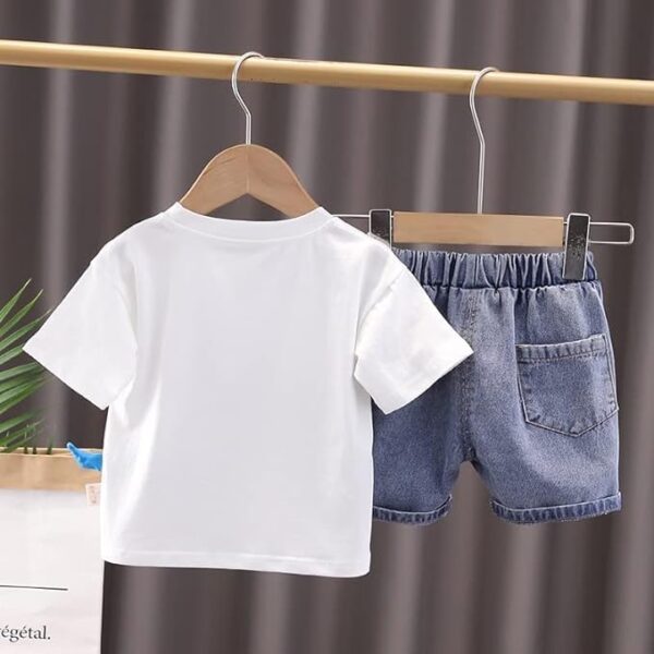 Googogaaga Boy's Cotton Dino Printed T-shirt With Shorts Sets of baby boys clothing Sets - Image 3