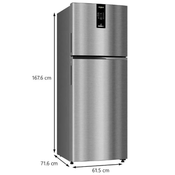 Whirlpool 308 L 2 Star IntelliFresh Pro Convertible Inverter Frost Free Double Door Refrigerator (IF Pro INV CNV 355 Illusia Steel(2S)-TL, 2023 Model) - Image 4
