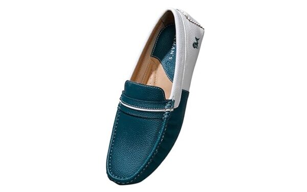 Neeman's Color Block Loafers for Men | Comfortable, Lightweight PU Faux Leather Upper & Flexible EVA Sole