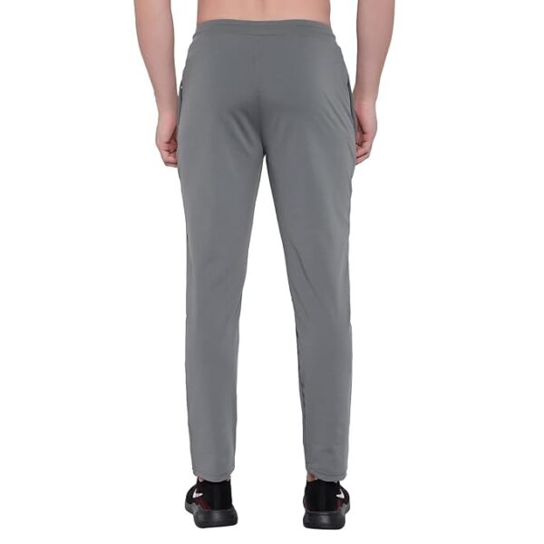 BLUE STAR SHARK Men's Slim Fit Track Pants – Joggers for Running, Gym, Sports, and Casual Wear | Multipurpose Activewear Lower for Men & Boys | Stylish Summer Trousers & Night Pants - Image 3
