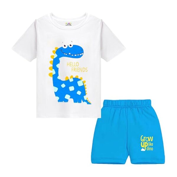 Kuchipoo Boys Regular Fit Cotton T-Shirts and Shorts Set - Image 5