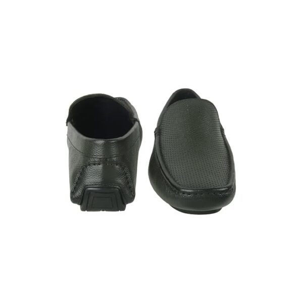 Mochi Men Casual Leather Driving Loafer Shoes - Image 3
