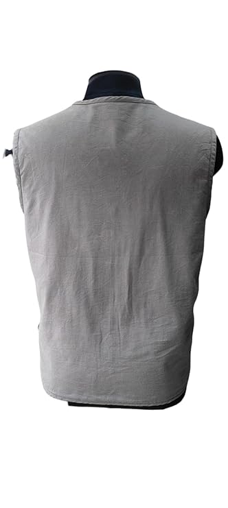 PICNET Men's Multi-Pocket Cargo Jacket, Zippered, 100% Cotton - Image 2