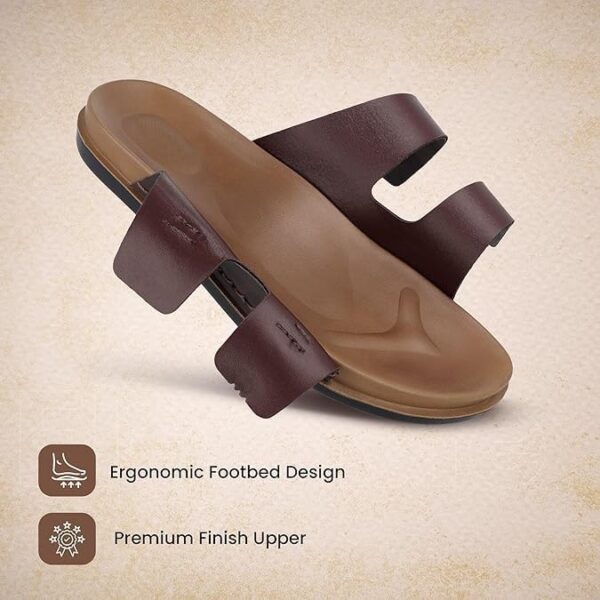 Fabbmate Men's Synthetic Leather Sandal Pack of 1 - Image 2
