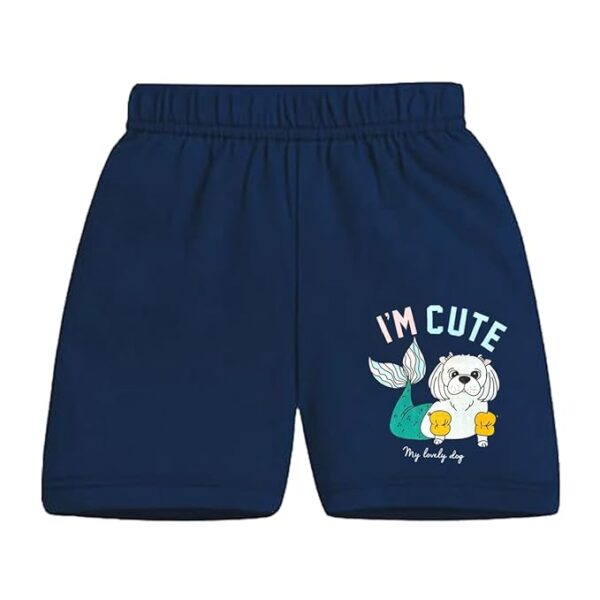 Kuchipoo Girls Regular Fit Cotton Shorts - Pack of 8 - Image 3