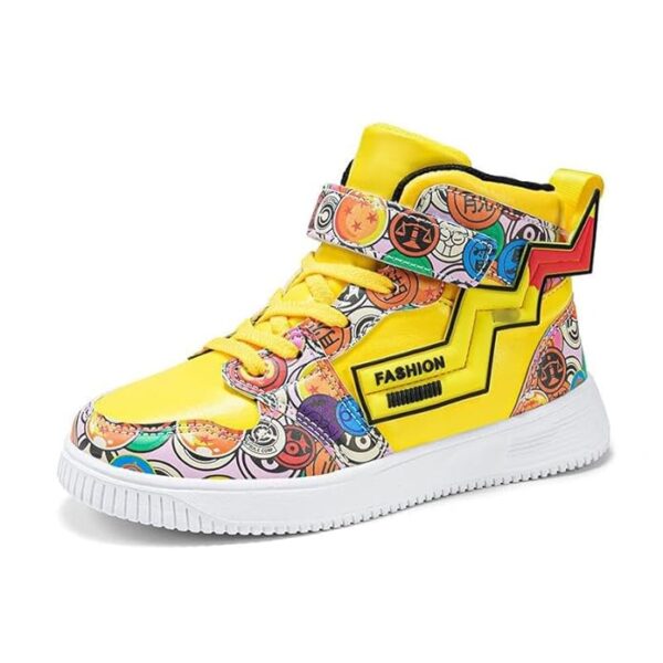 Zixer Men's Light Weight High Top Platform Fashion Synthetic Leather Sneakers | Sports, Crazy Casual Shoes for Mens | Ankle Lace-Up Footwear for Men or Boys
