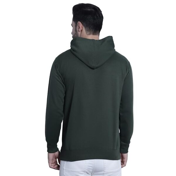 Mack Jonney Multicolor Solid Hooded Cotton Fleece Sweatshirt for Men (Pack of 2)-MACK50949 - Image 5