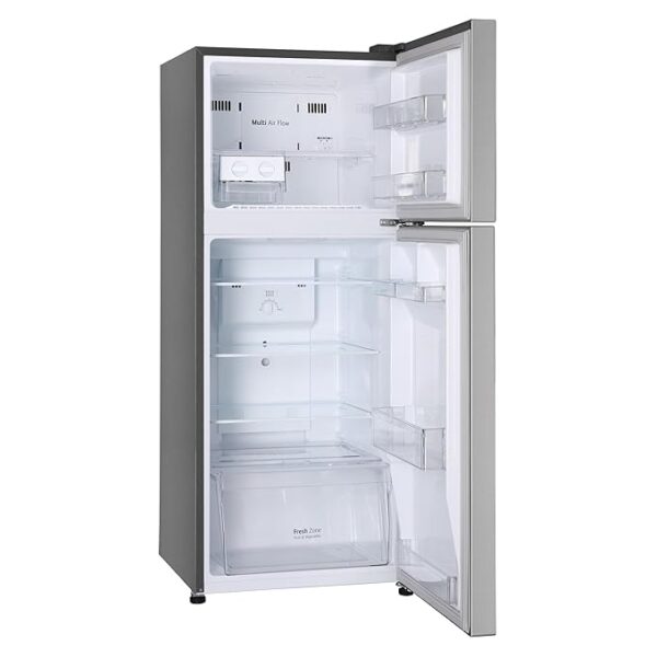 LG 242 L 2 Star Frost-Free Smart Inverter Double Door Refrigerator (GL-N292DPZY, Shiny Steel, Smart Connect & Multi Air Flow) - Image 3