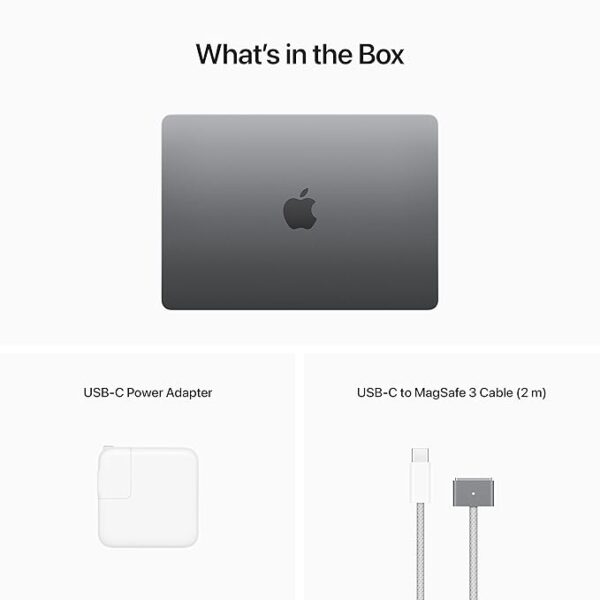 2022 Apple MacBook Air Laptop with M2 chip: 13.6-inch Liquid Retina Display, 16GB RAM, 256GB SSD Storage, Backlit Keyboard, 1080p FaceTime HD Camera. Works with iPhone and iPad; Space Gray - Image 6