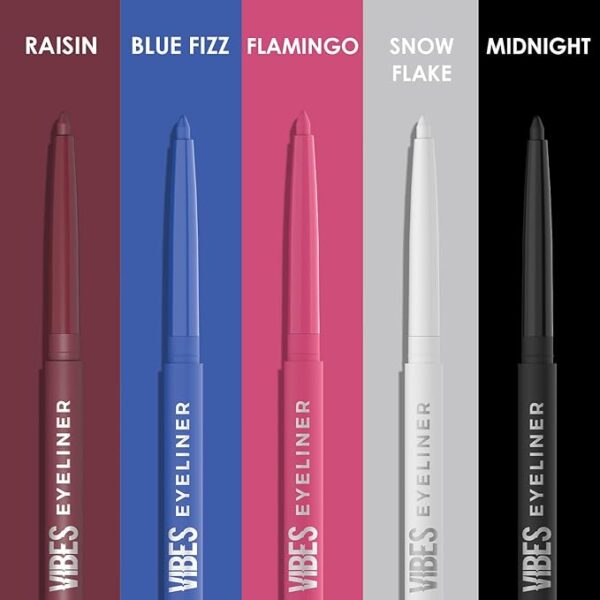 Glam21 Peppy Vibes Eyeliner |Matte Finish Stays up to 10 Hours |Smudge-Proof & Water-Proof |Long Lasting Eyeliner | Precision application| Blue Fizz-0.4g - Image 3